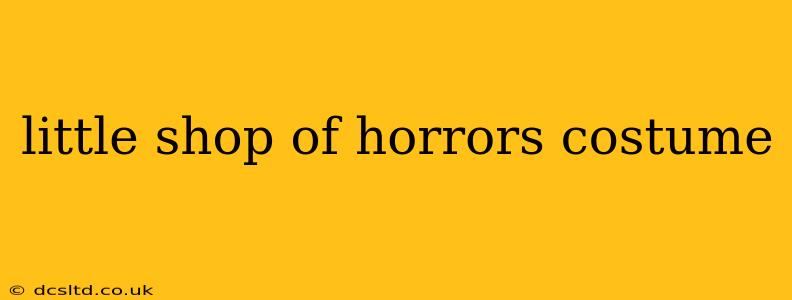 little shop of horrors costume