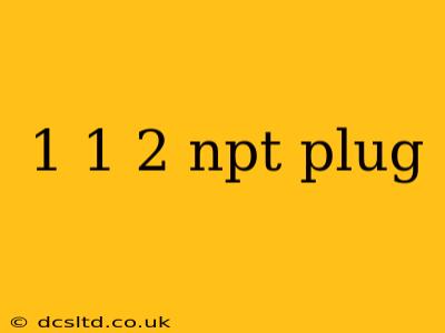 1 1 2 npt plug