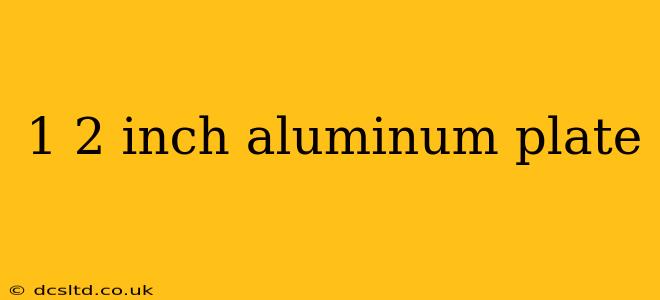1 2 inch aluminum plate
