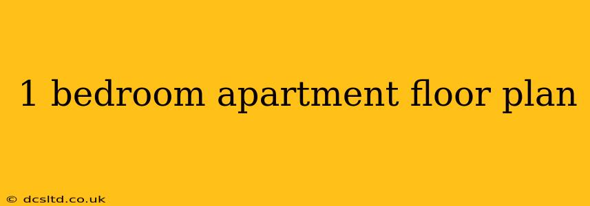1 bedroom apartment floor plan