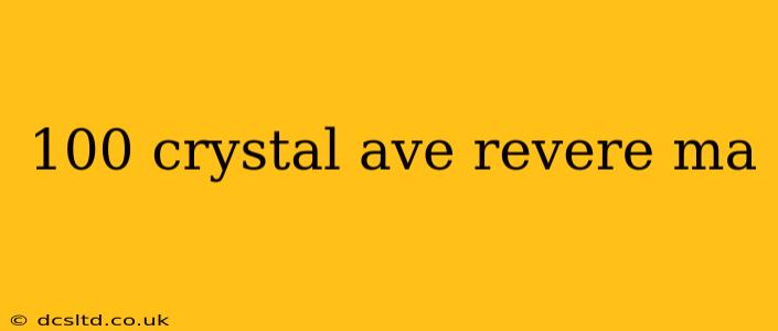 100 crystal ave revere ma