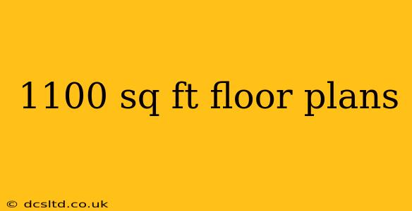 1100 sq ft floor plans
