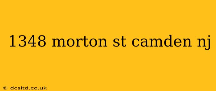 1348 morton st camden nj