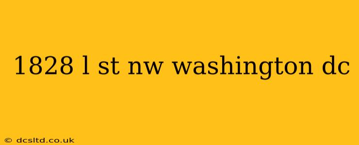 1828 l st nw washington dc