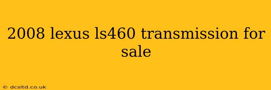 2008 lexus ls460 transmission for sale