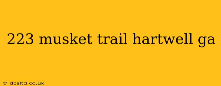223 musket trail hartwell ga