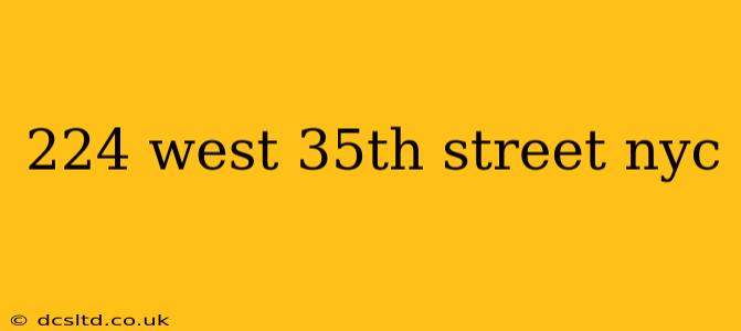 224 west 35th street nyc