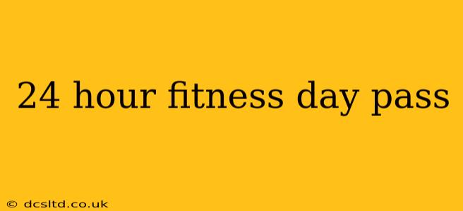 24 hour fitness day pass
