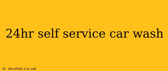 24hr self service car wash