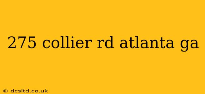 275 collier rd atlanta ga
