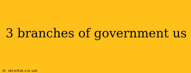 3 branches of government us