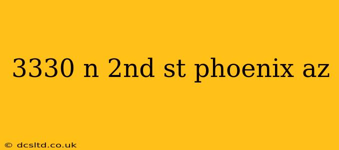 3330 n 2nd st phoenix az