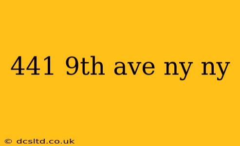 441 9th ave ny ny