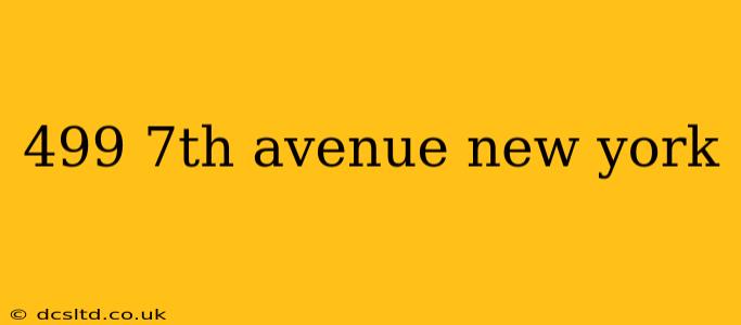 499 7th avenue new york