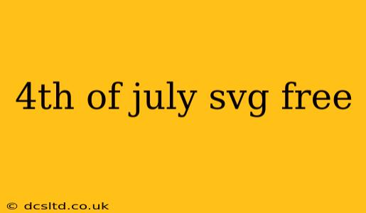 4th of july svg free