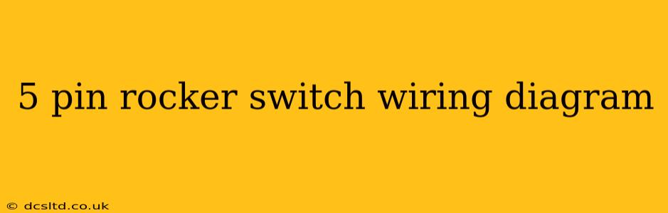 5 pin rocker switch wiring diagram