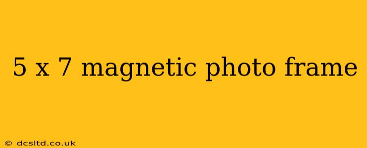 5 x 7 magnetic photo frame
