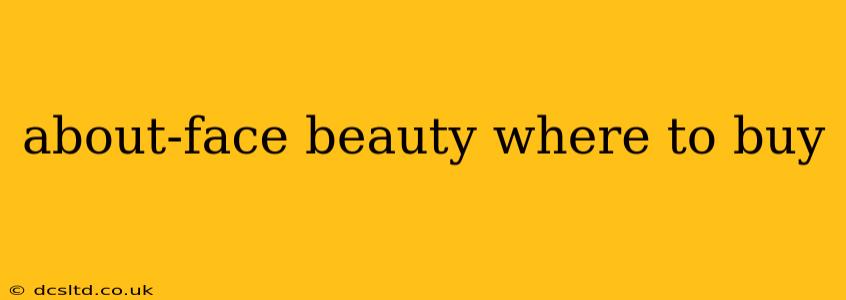 about-face beauty where to buy