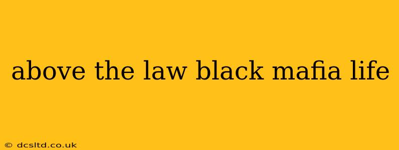 above the law black mafia life