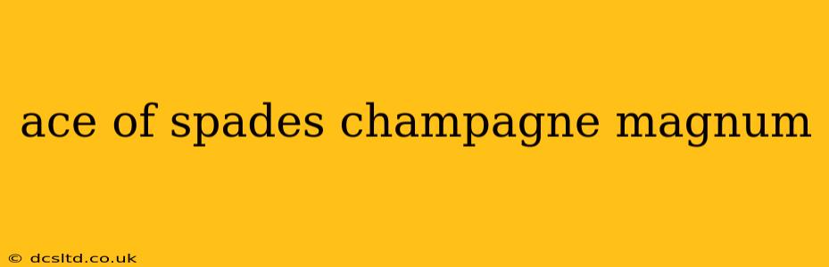 ace of spades champagne magnum