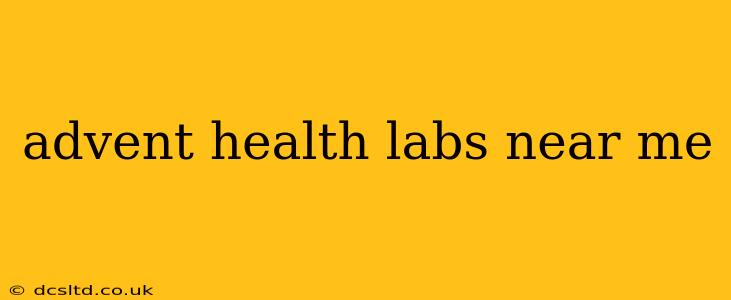 advent health labs near me