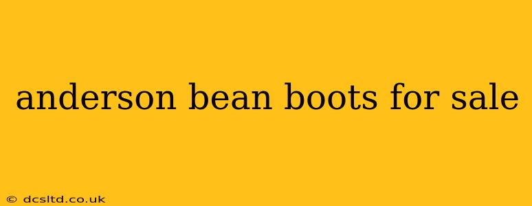 anderson bean boots for sale
