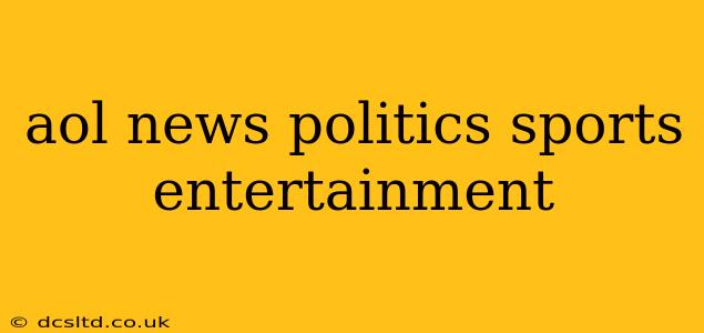 aol news politics sports entertainment