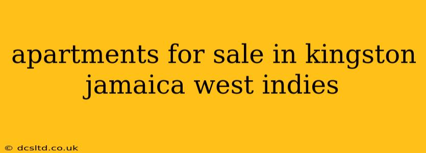 apartments for sale in kingston jamaica west indies