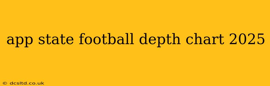 app state football depth chart 2025