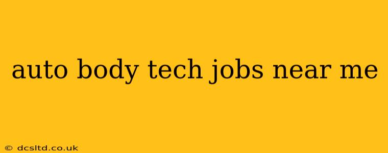 auto body tech jobs near me