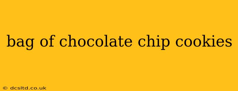 bag of chocolate chip cookies