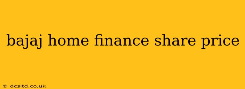 bajaj home finance share price