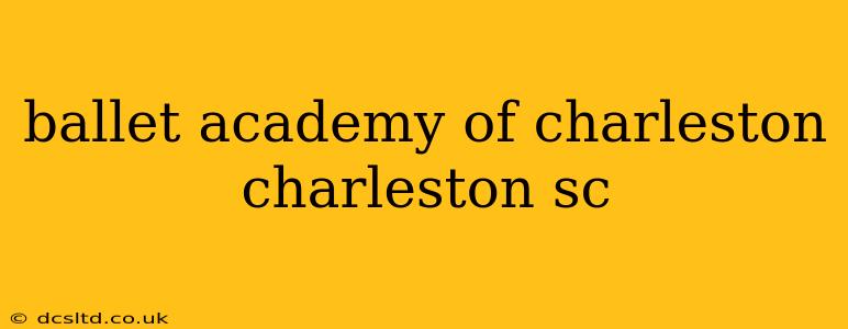 ballet academy of charleston charleston sc