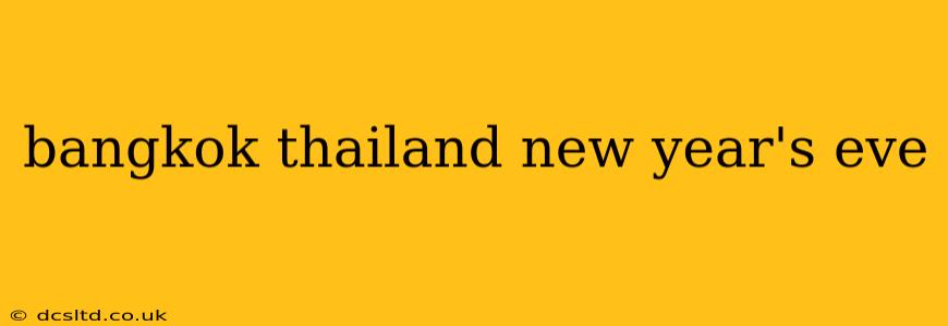 bangkok thailand new year's eve