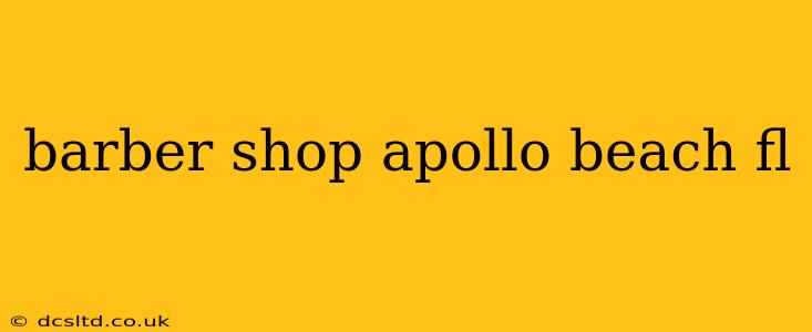 barber shop apollo beach fl