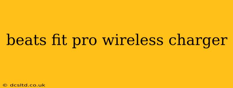 beats fit pro wireless charger