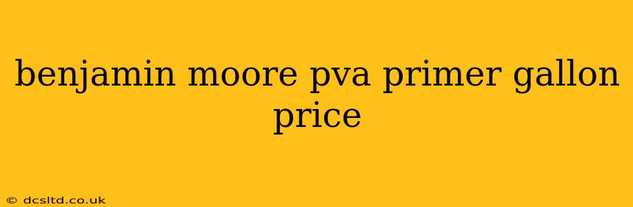 benjamin moore pva primer gallon price