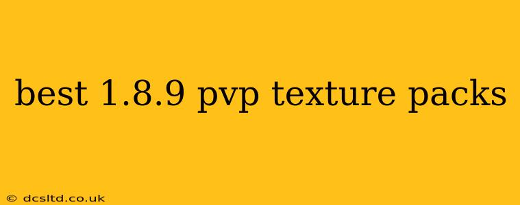 best 1.8.9 pvp texture packs