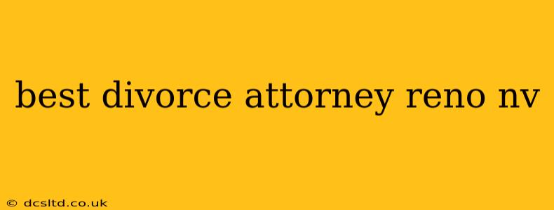 best divorce attorney reno nv