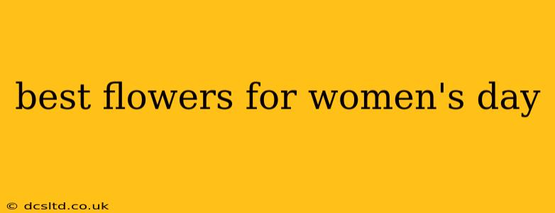 best flowers for women's day