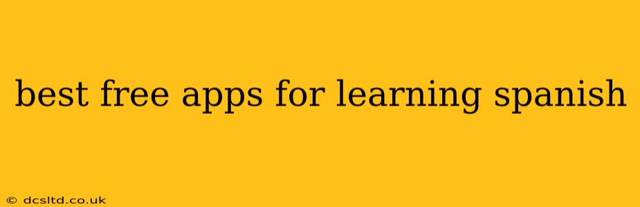 best free apps for learning spanish