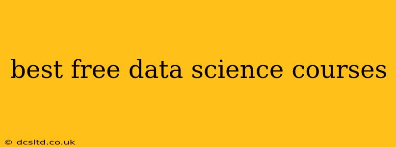 best free data science courses