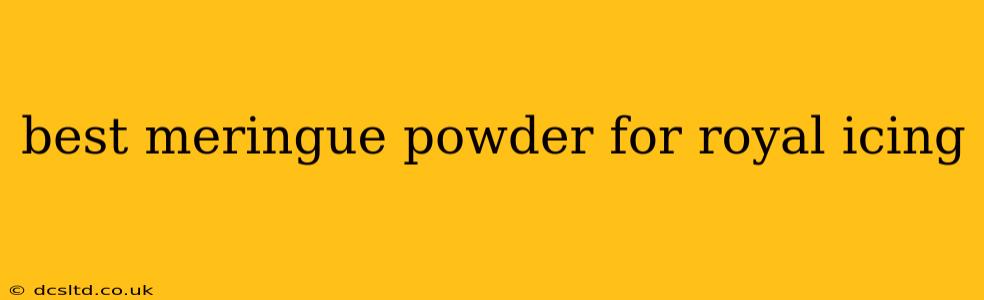 best meringue powder for royal icing