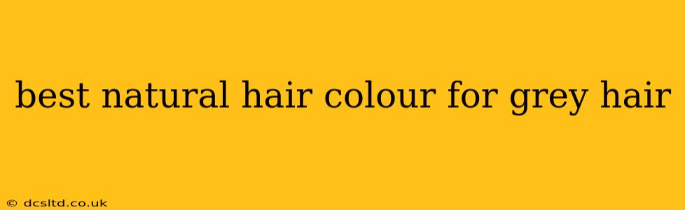 best natural hair colour for grey hair