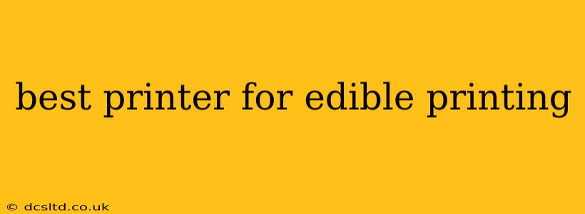 best printer for edible printing