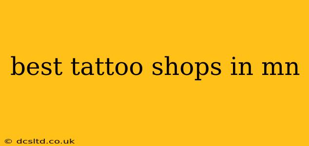 best tattoo shops in mn