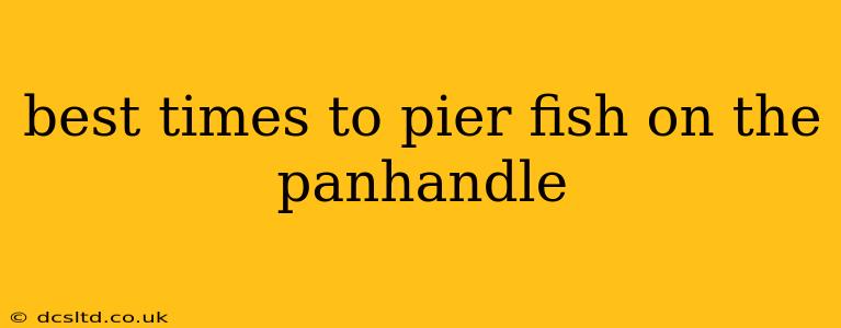 best times to pier fish on the panhandle
