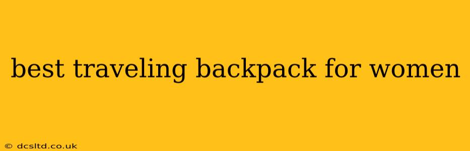 best traveling backpack for women