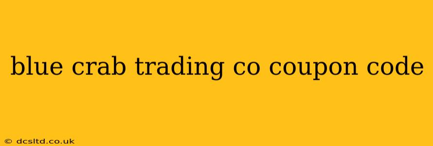 blue crab trading co coupon code