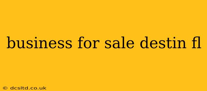 business for sale destin fl